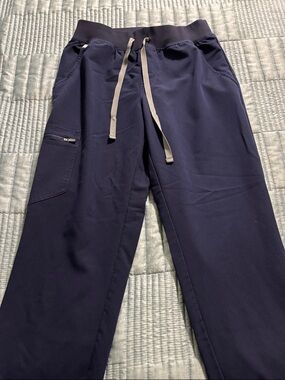 Figs Womens Zamora Navy Blue Jogger Scrub Pants